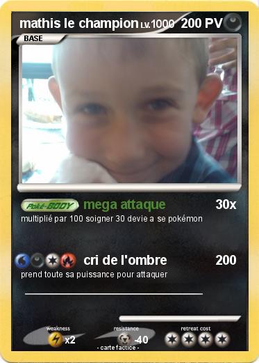 Pokemon mathis le champion