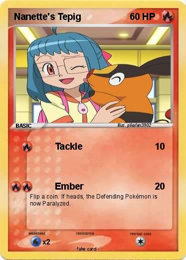 Pokemon Nanette's Tepig
