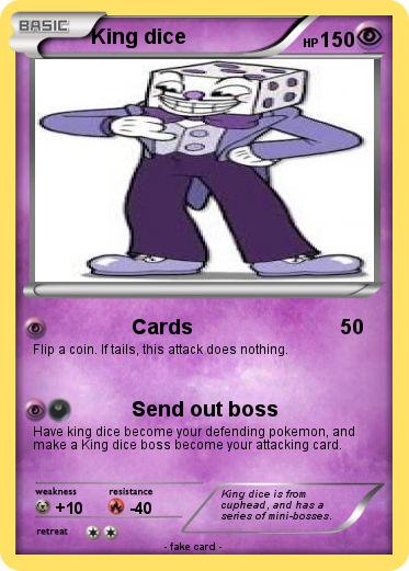 Pokemon King dice