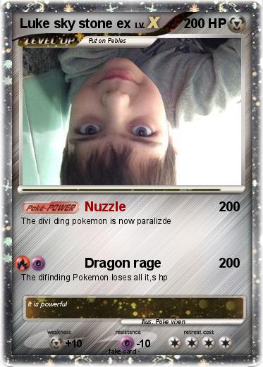 Pokemon Luke sky stone ex