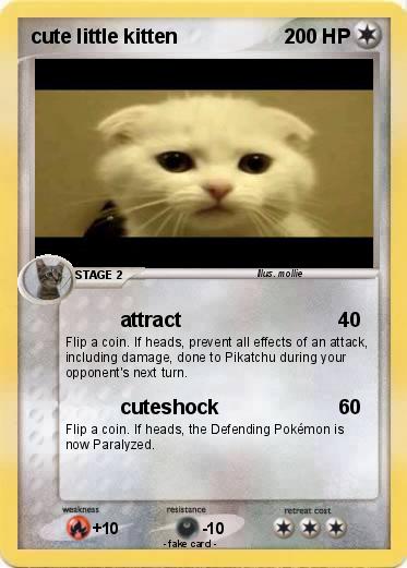 Pokemon cute little kitten
