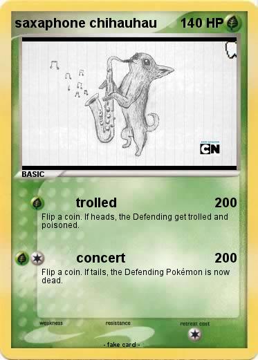 Pokemon saxaphone chihauhau