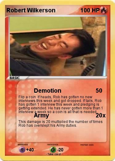 Pokemon Robert Wilkerson