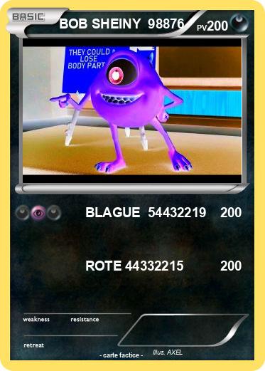Pokemon BOB SHEINY  98876
