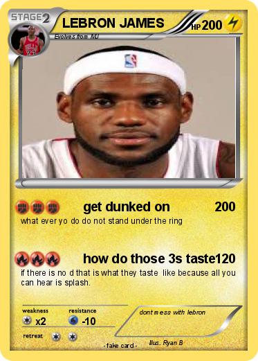 Pokemon LEBRON JAMES