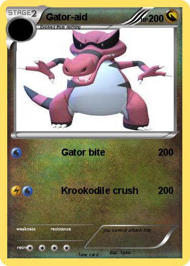 Pokemon Gator-aid
