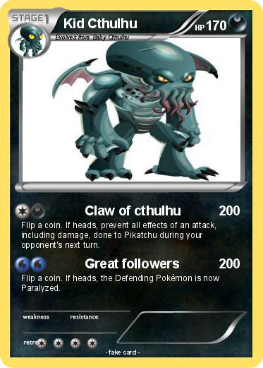 Pokemon Kid Cthulhu