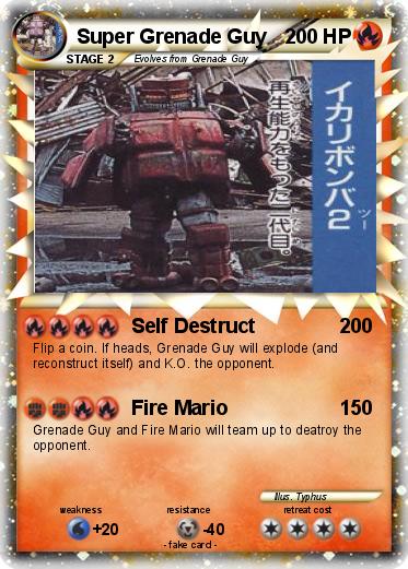 Pokemon Super Grenade Guy