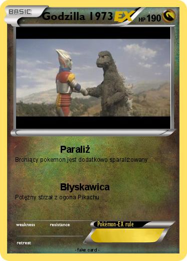 Pokemon Godzilla 1973