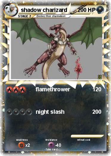 Pokemon shadow charizard