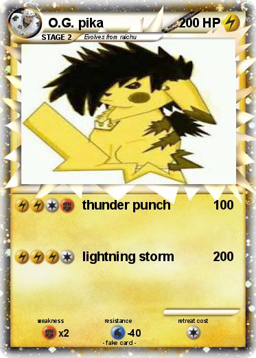 Pokemon O.G. pika