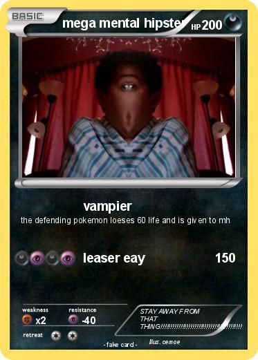 Pokemon mega mental hipster