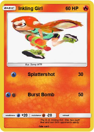 Pokemon Inkling Girl