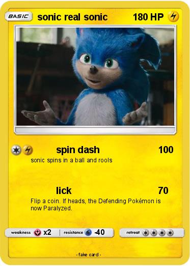 Pokemon sonic real sonic