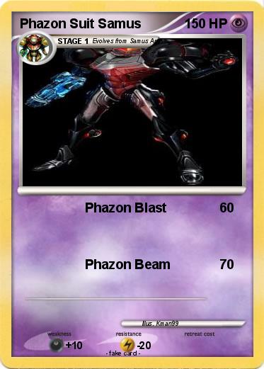 Pokemon Phazon Suit Samus