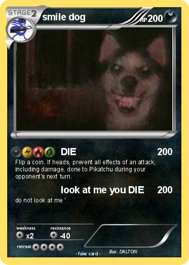 Pokemon smile dog