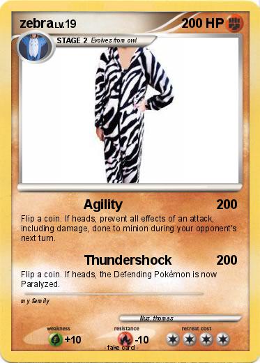 Pokemon zebra