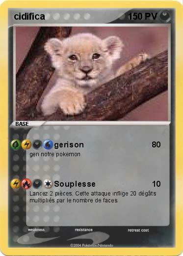 Pokemon cidifica