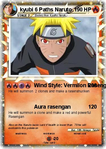 Pokemon kyubi 6 Paths Naruto