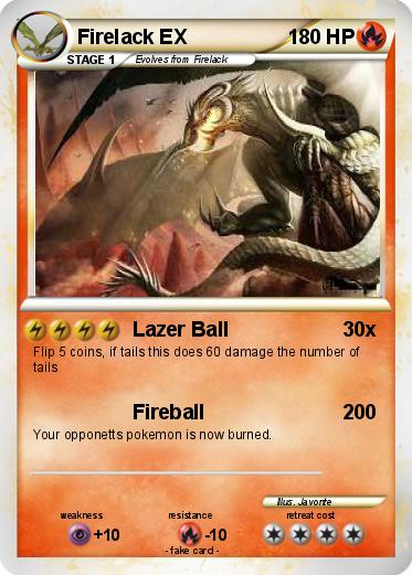Pokemon Firelack EX