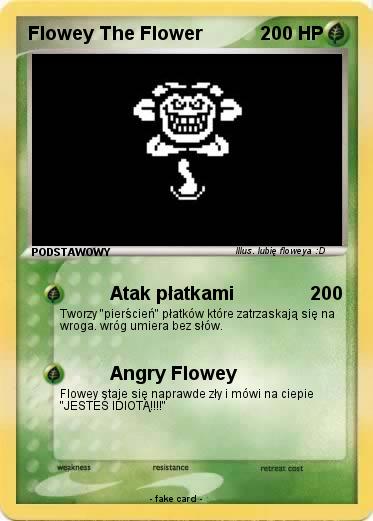 Pokemon Flowey The Flower