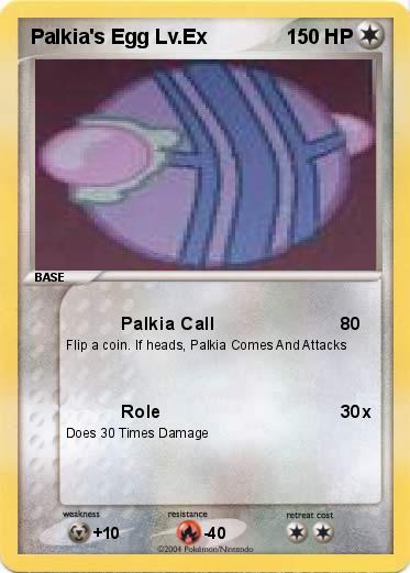 Pokemon Palkia's Egg Lv.Ex