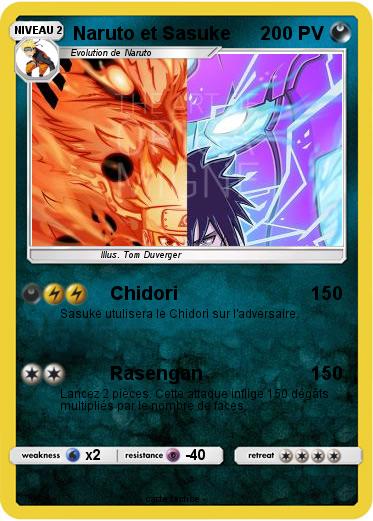 Pokemon Naruto et Sasuke