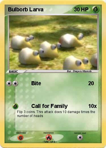 Pokemon Bulborb Larva