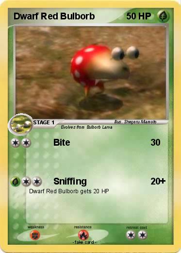 Pokemon Dwarf Red Bulborb