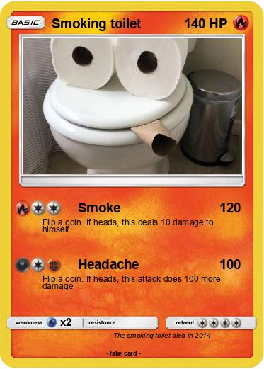 Pokemon Smoking toilet