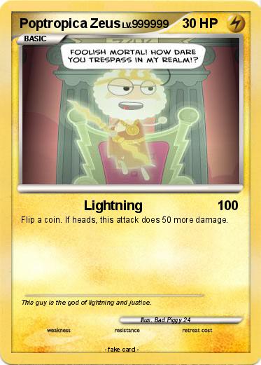 Pokemon Poptropica Zeus