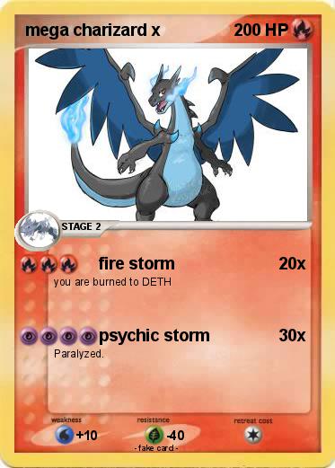 Pokemon mega charizard x