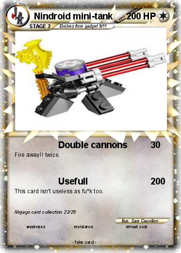Pokemon Nindroid mini-tank
