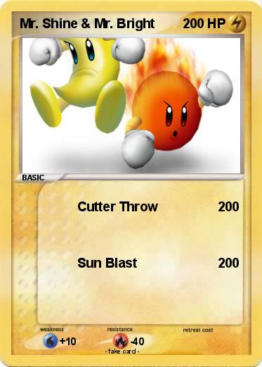 Pokemon Mr. Shine & Mr. Bright