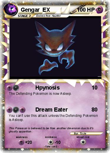 Pokemon Gengar  EX