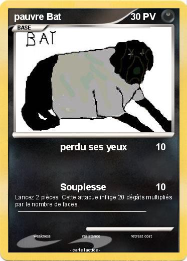 Pokemon pauvre Bat