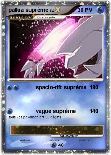 Pokemon palkia suprème