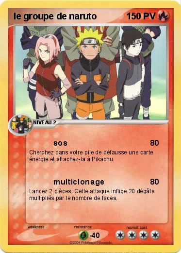 Pokemon le groupe de naruto
