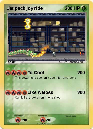 Pokemon Jet pack joy ride