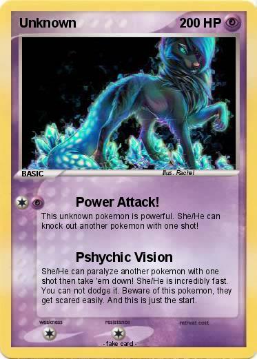 Pokemon Unknown