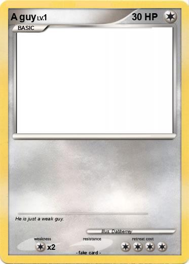 Pokemon A guy