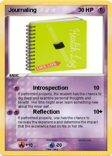 Pokemon Journaling