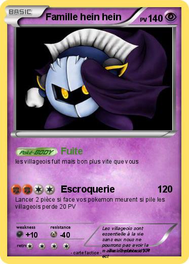 Pokemon Famille hein hein
