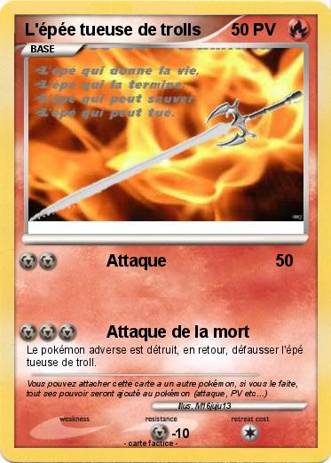 Pokemon L'épée tueuse de trolls