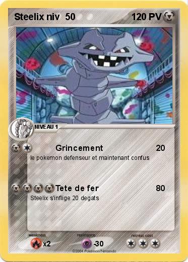 Pokemon Steelix niv  50 
