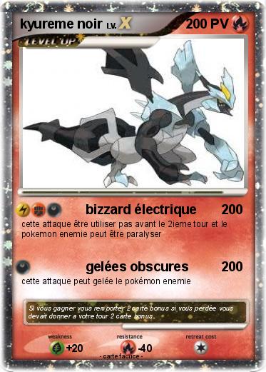 Pokemon kyureme noir