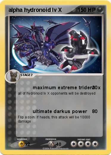 Pokemon alpha hydronoid lv X
