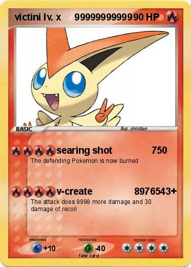Pokemon victini lv. x     99999999999