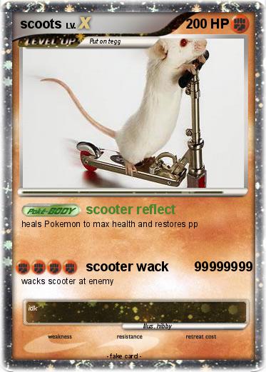 Pokemon scoots