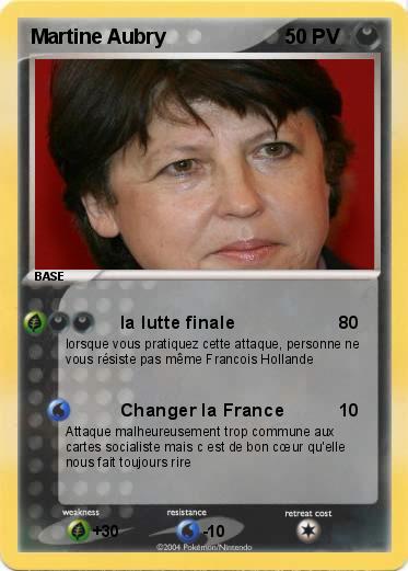 Pokemon Martine Aubry